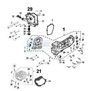 VCLIC EVP2 drawing CRANKCASE