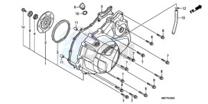 XL1000V9 F / CMF drawing RIGHT CRANKCASE COVER