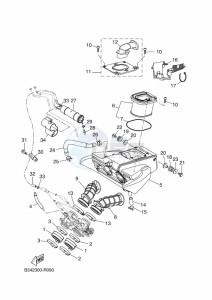 XSR700 MTM690D-U (BCP1) drawing INTAKE