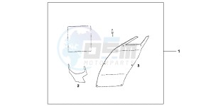 CB1000RAB drawing RR.FENDER COVER