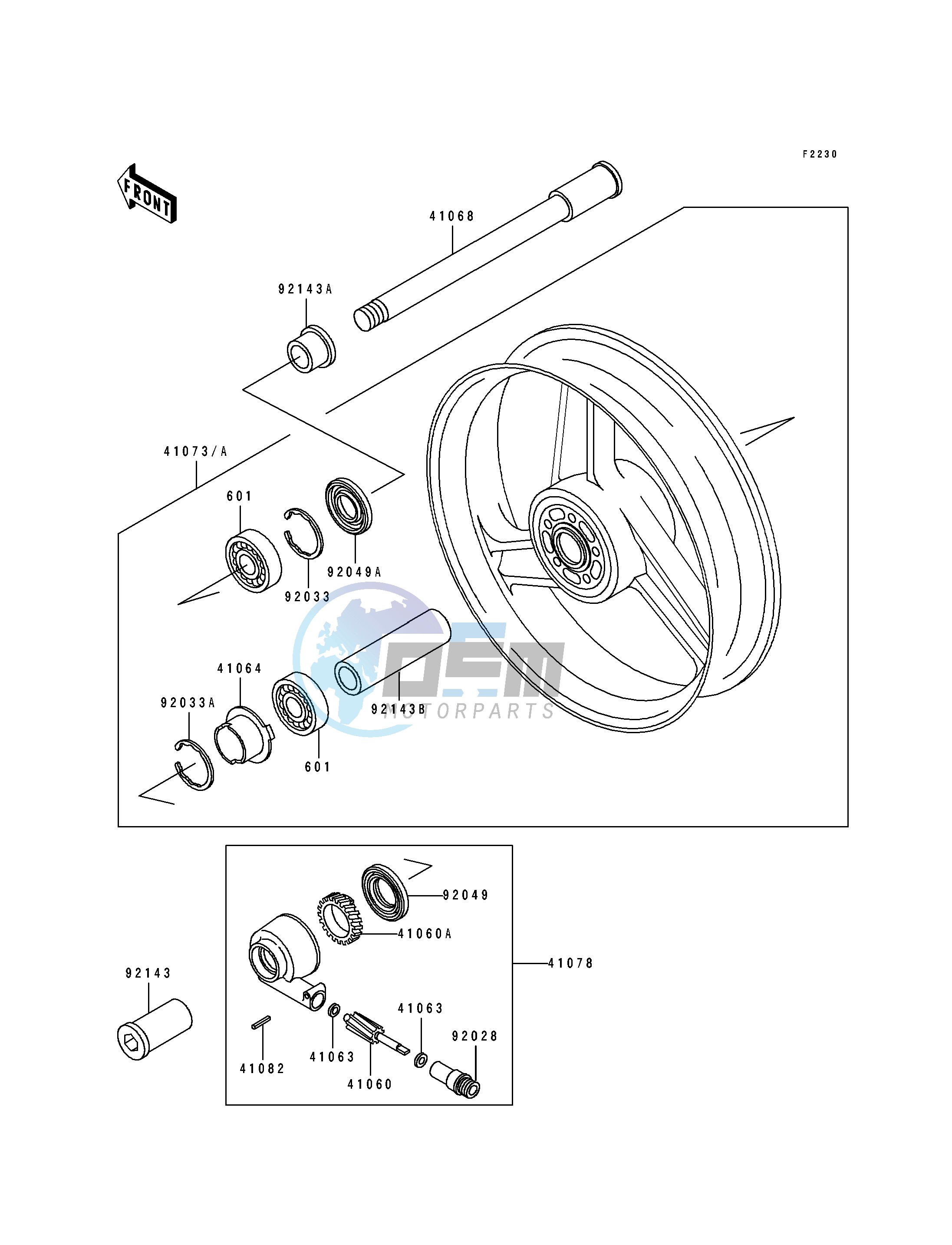 FRONT HUB