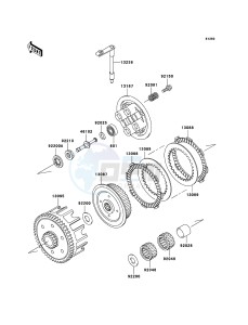 KX85_/_KX85_II KX85ABF EU drawing Clutch