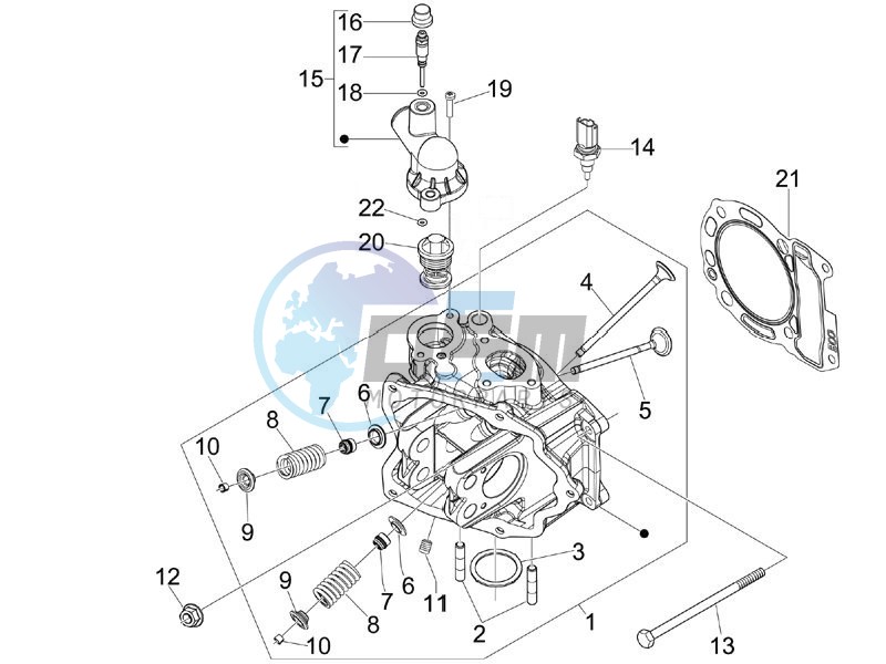 Head unit - Valve