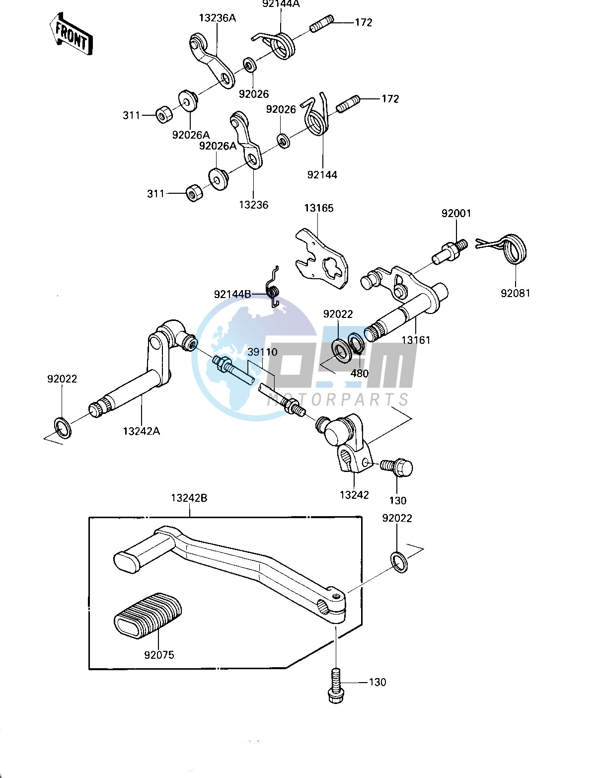 GEAR CHANGE MECHANISM