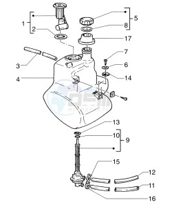 Sfera 125cc drawing Fuel Tank