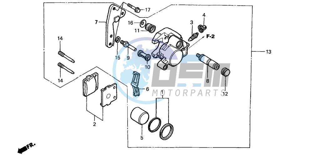 FRONT BRAKE CALIPER