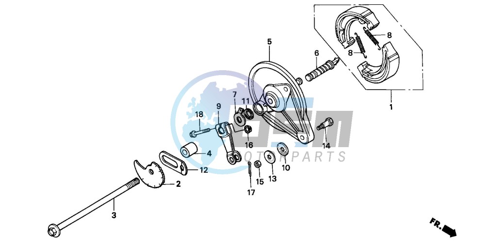 REAR BRAKE PANEL