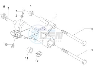 LX 150 4T drawing Swinging arm