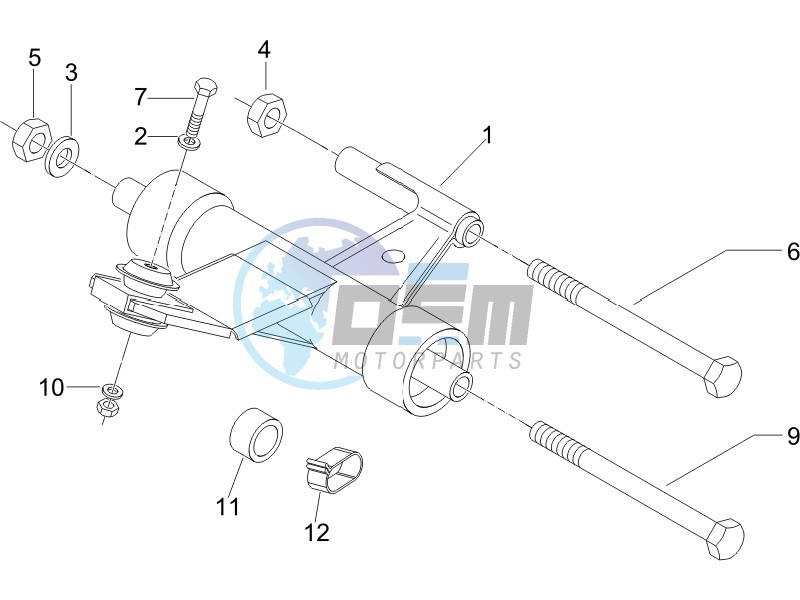 Swinging arm