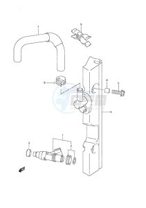 DF 50A drawing Fuel Injector