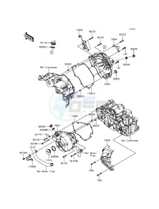 Z300 ABS ER300BGF XX (EU ME A(FRICA) drawing Engine Cover(s)