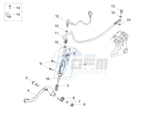 SMT 50 E4 (EMEA) drawing Rear master cylinder