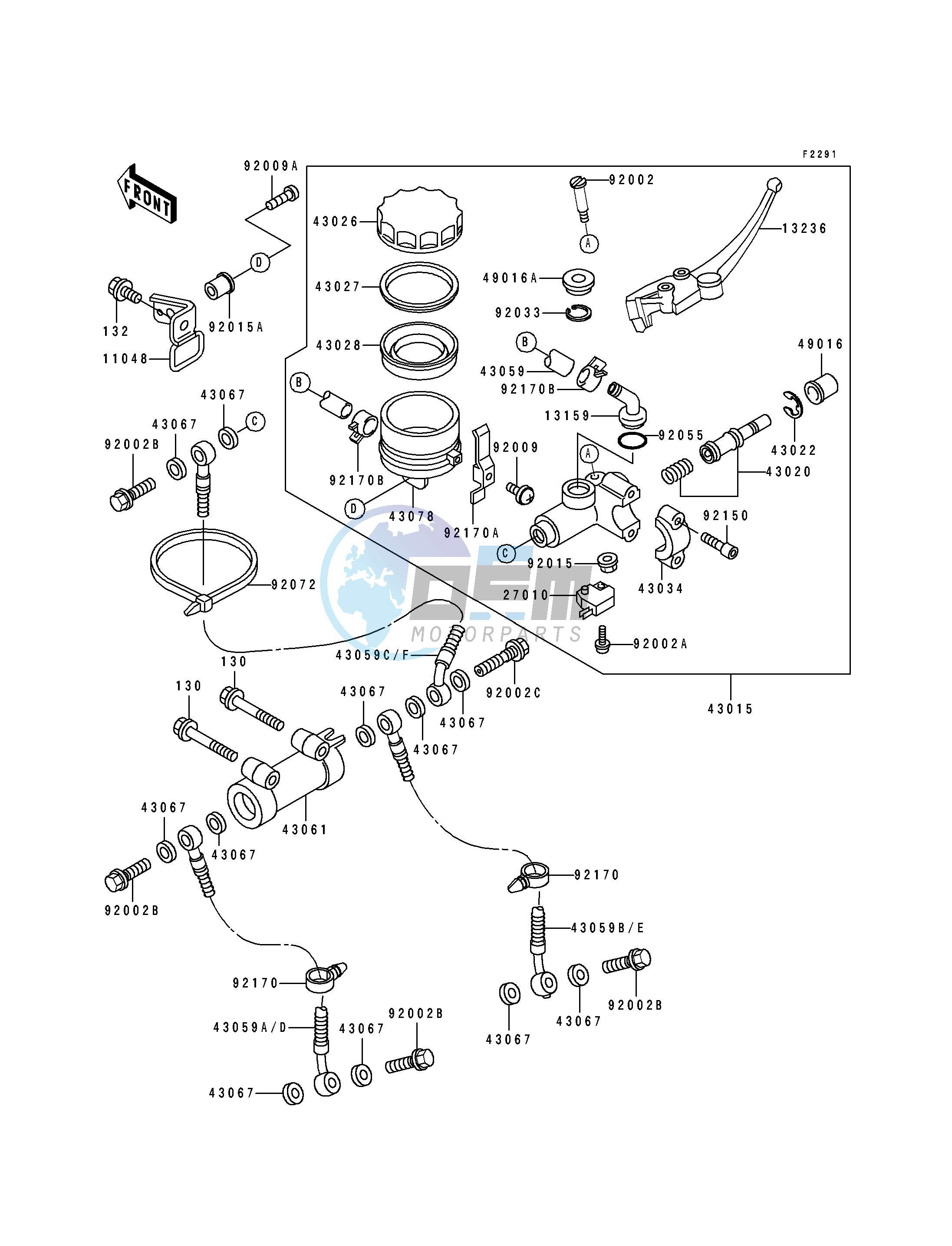 FRONT MASTER CYLINDER