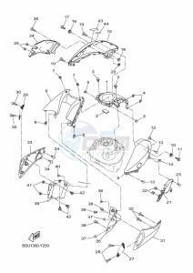 MT125 MTN125-A (BSU1) drawing FUEL TANK 2