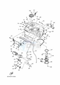 MT-10 MTN1000 (B5Y6) drawing FUEL TANK