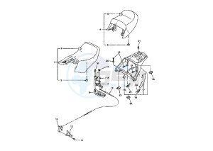 FJR 1300 drawing SEAT