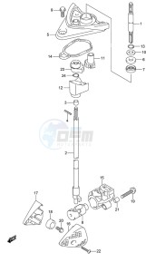 DF 300AP drawing Clutch Rod