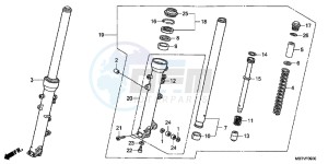 XL1000VB drawing TOP BOX 45L UNPAINTED