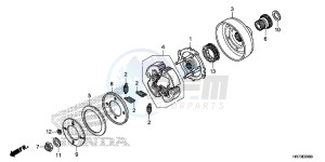 TRX420FA6H Europe Direct - (ED) drawing STARTING CLUTCH