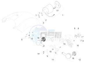 Eldorado 1400 1380 USA drawing Rear lights