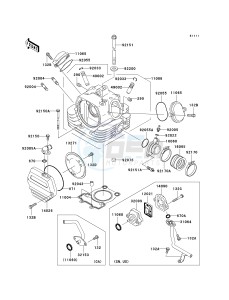 BN 125 A [ELIMINATOR 125] (A4-A8) [ELIMINATOR 125] drawing CYLINDER HEAD