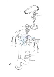 DF 250 drawing Oil Pump