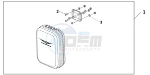 GL1800A France - (F / CMF) drawing FAIRING POUCH