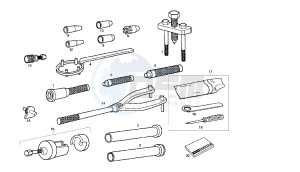 SENDA SM DRD RACING LTD - 50 CC VTHSR2A2B drawing WORKSHOP SERVICE TOOLS