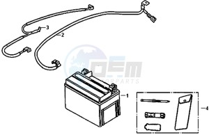 CROX 50 (AE05W6-NL) (L5-M1) drawing BATTERY