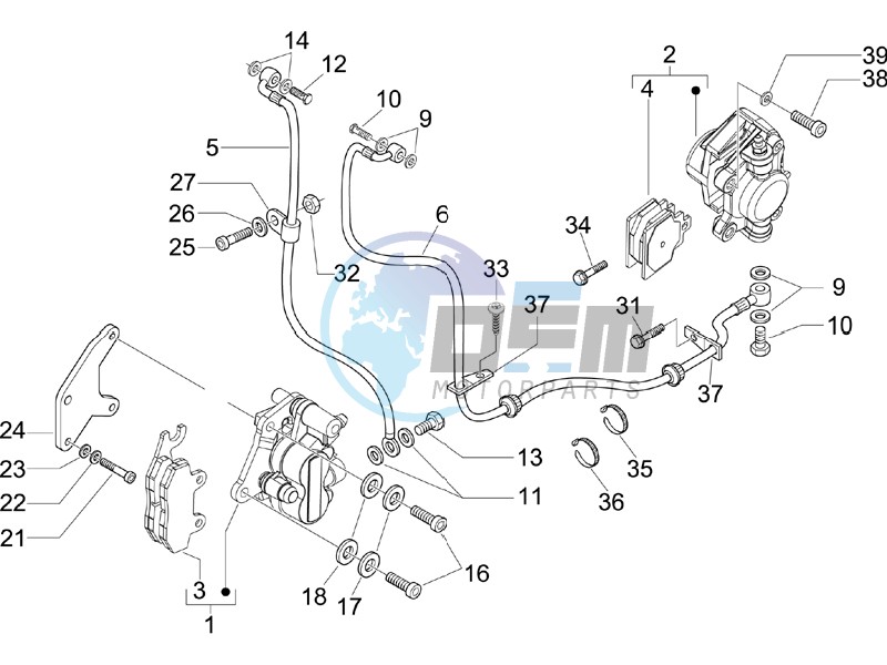 Brakes hose  - Calipers