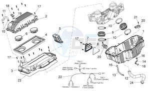 Shiver 750 drawing Air box