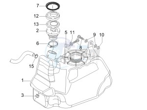 Nexus 250 SP e3 (UK) UK drawing Fuel Tank