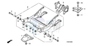 TRX420FEA Australia - (U / 4WD) drawing SWINGARM