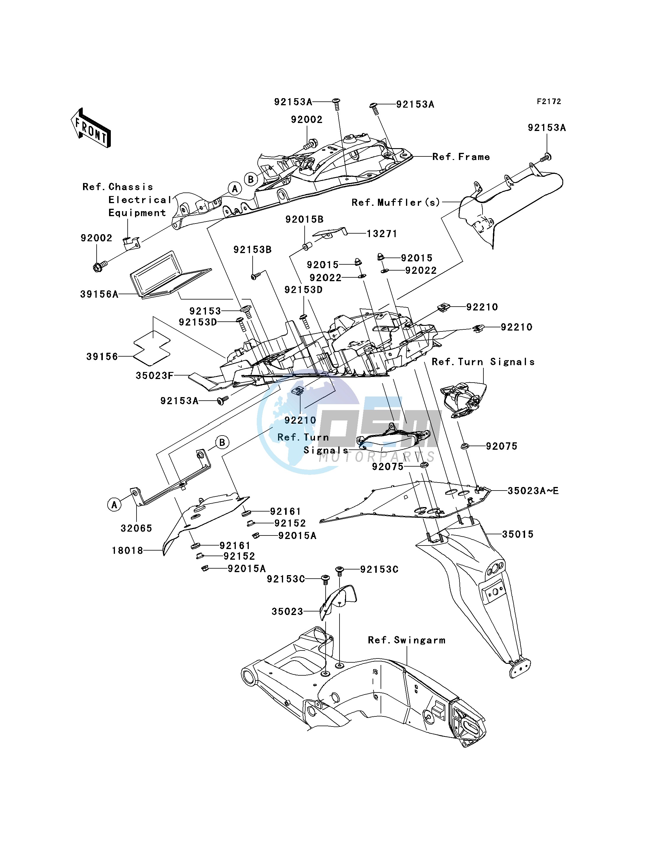 REAR FENDER-- S- -