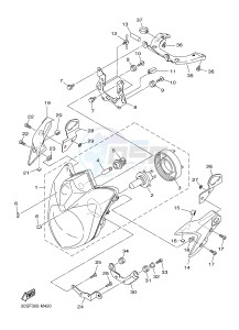 XJ6NA 600 XJ6-N (NAKED, ABS) (36BF 36BG) drawing HEADLIGHT