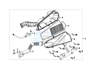 ORBIT II 50 45KMH (L8) EU drawing AIR FILTER