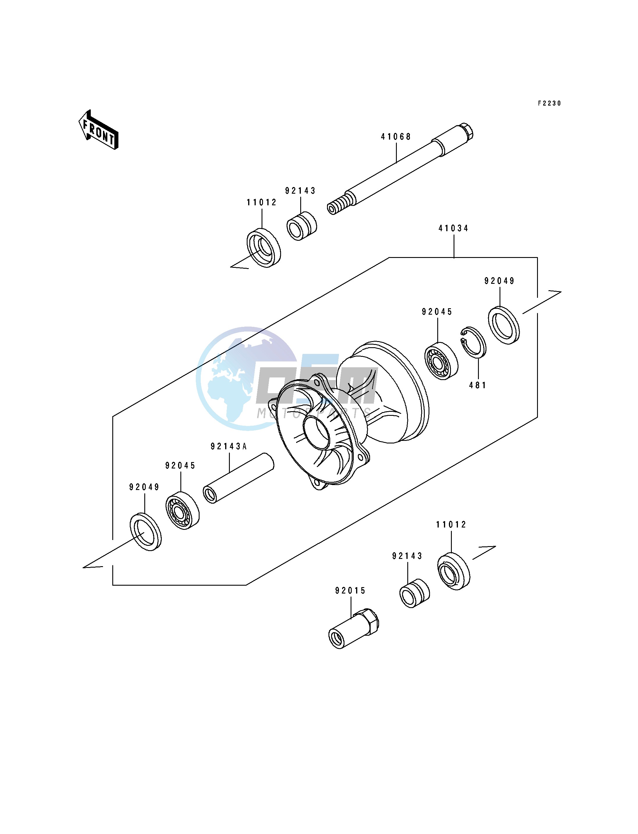 FRONT HUB