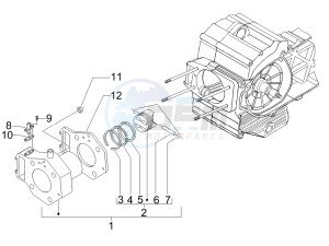 MP3 400 ie lt MP3 400 ie lt Sport drawing Cylinder-piston-wrist pin unit