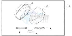 NT700VAB drawing KIT, BI G PANNIER LID NH A65P PEARL CONCOURS BLACK