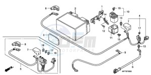 CB1300A9 Europe Direct - (ED / ABS MME TWO) drawing BATTERY