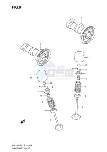 RMX450 drawing CAM SHAFT_VALVE