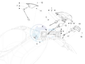 Primavera 150 4T 3V iGET ABS (EMEA) drawing Rear headlamps - Turn signal lamps