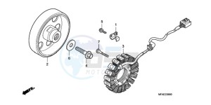 CBF1000SA Europe Direct - (ED / ABS) drawing GENERATOR