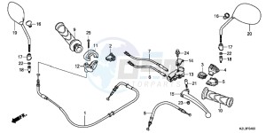 NSC110MPDC drawing HANDLE LEVER/SWITCH/CABLE