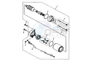 YBR 125 drawing STARTING MOTOR