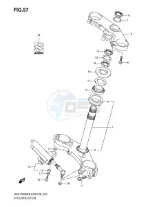 GSX-R600 (E3-E28) drawing STEERING STEM