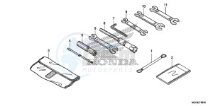 VFR1200XLE CrossTourer - VFR1200X 2ED - (2ED) drawing TOOL