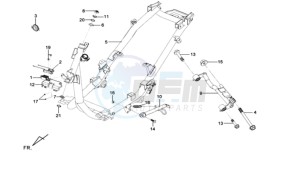 MIO 50 SPORT 25 KMH drawing FRAME / ENGINE MOUNT