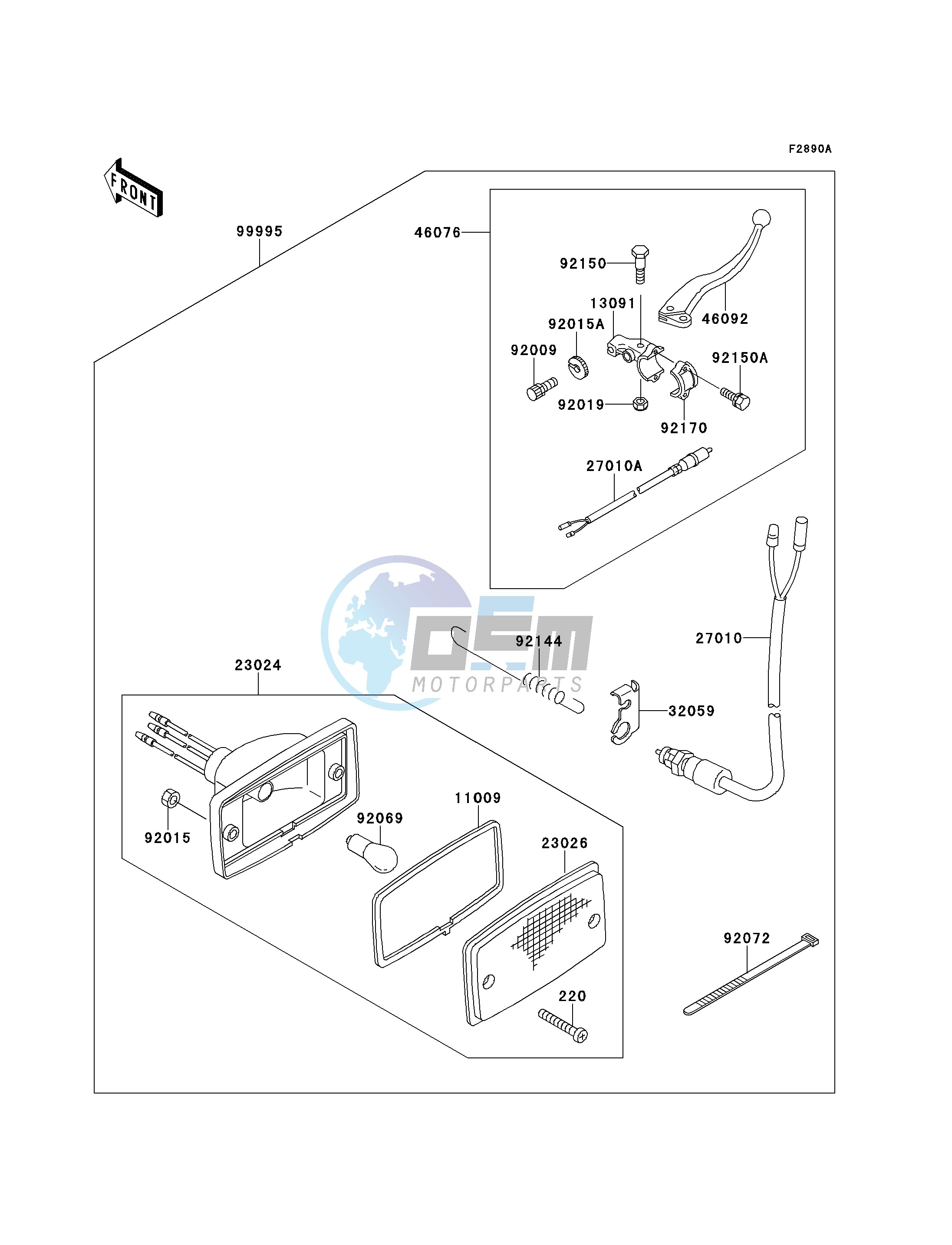 OPTIONAL PARTS-- BRAKE LAMP- -