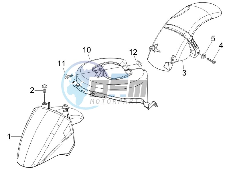 Wheel housing - Mudguard